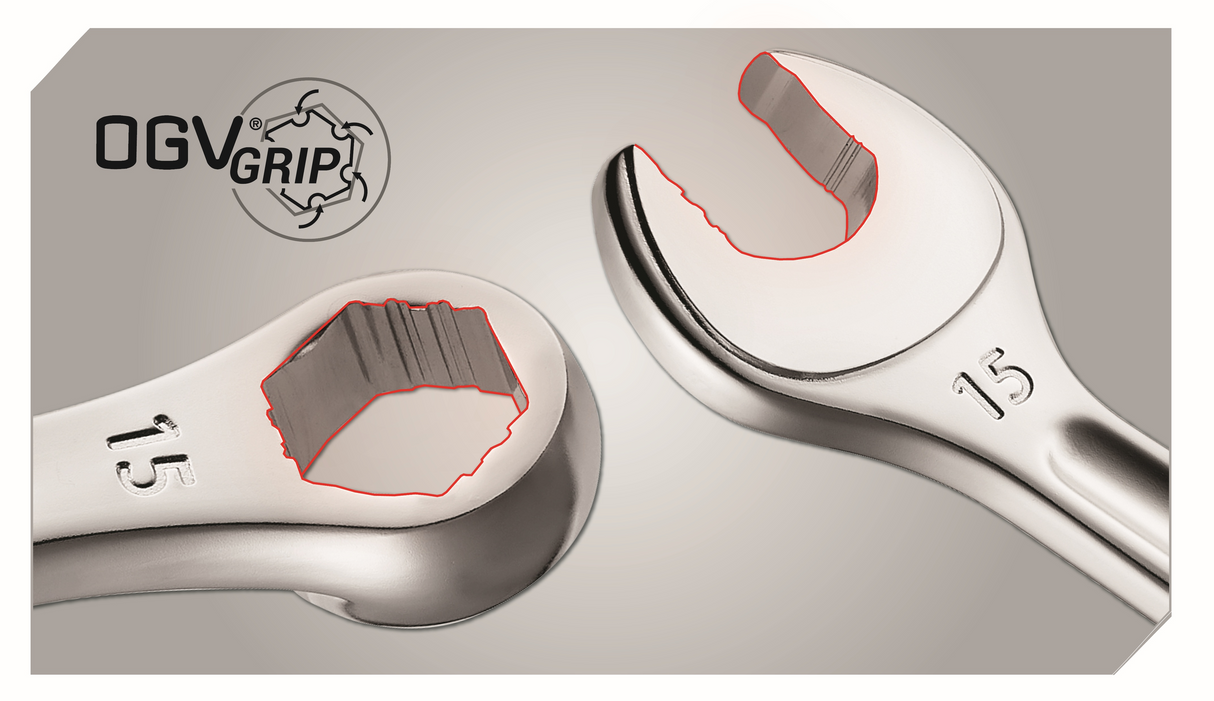 Pack OGV® Grip NANO - un jeu de clés mixtes 441 en étui 8 pièces + un coffret NANO 1/4" 38 pièces