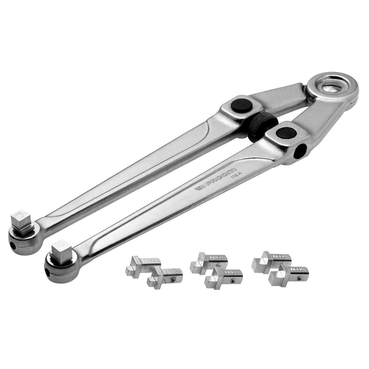 SLOTTED NUT WRENCH - 118A - Compass Adjustment - Removable hooks - 245 mm