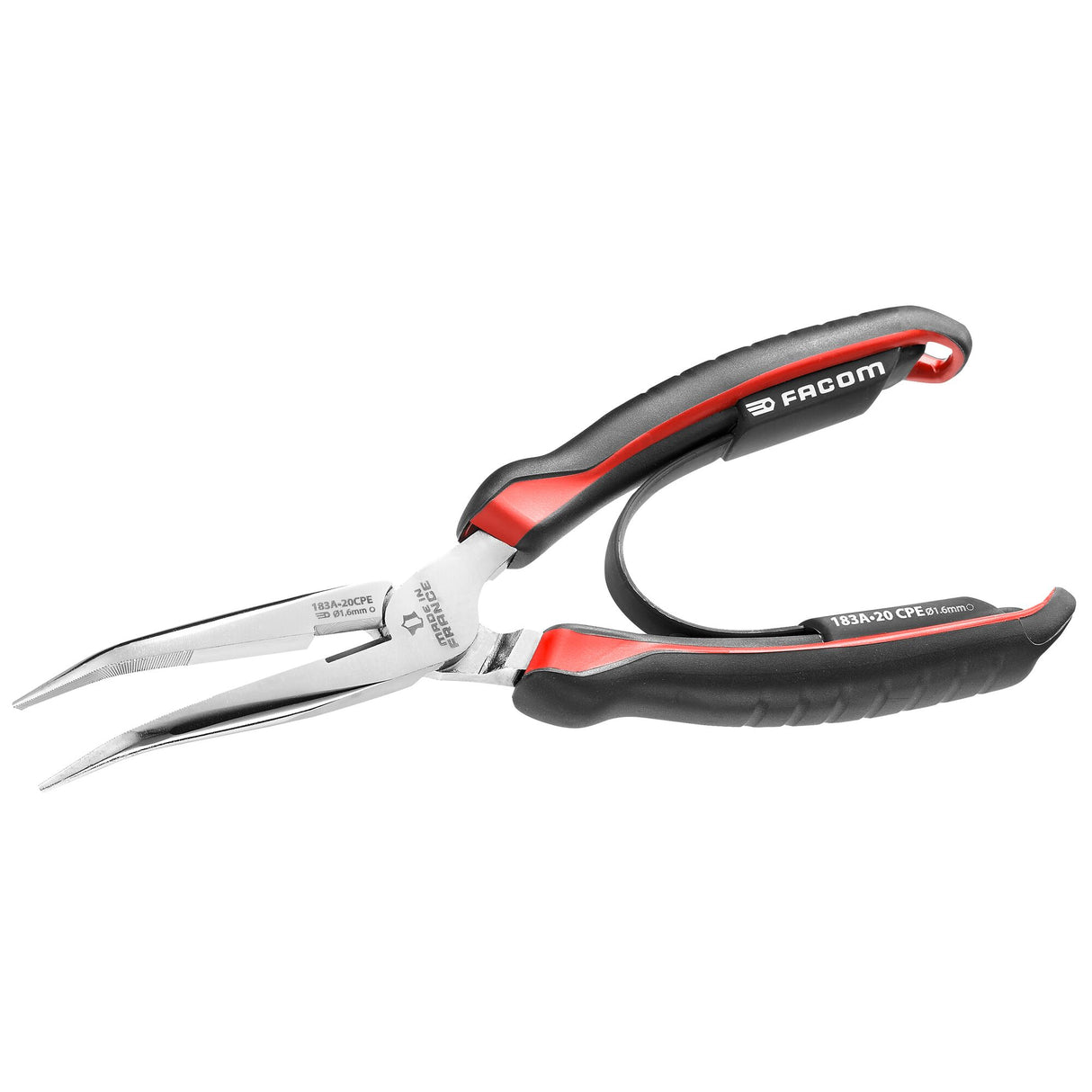 183A-183AE.CPE  - Half-round long snipe-nose pliers