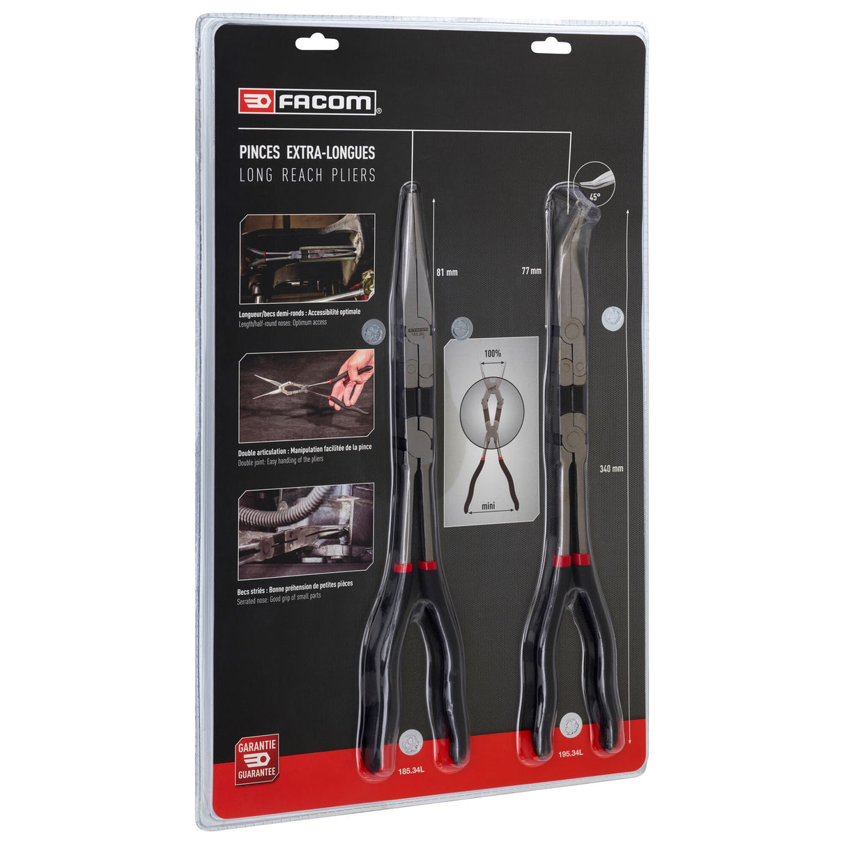 Set Of 2 Long Reach Pliers
