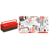 Metric Engineer Tool Set With Large 5-Tray Metal Toolbox (112 pc.)