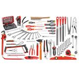 Metric Engineer Tool Set With Large 5-Tray Metal Toolbox (112 pc.)