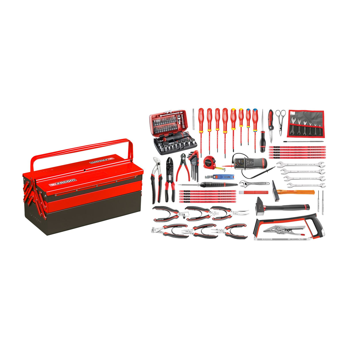Electronic Tools Set With Metal Toolbox (101 pc.)
