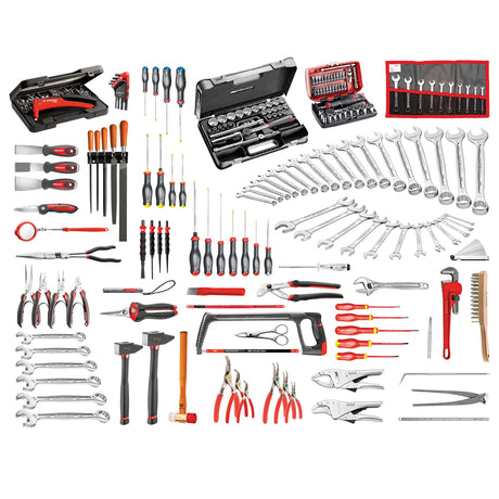 4-Drawer Metal Tool Chest With Metric Mechanic Set (200 pc.)