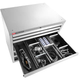 2930.C - Set of galvanized partitions for drawers