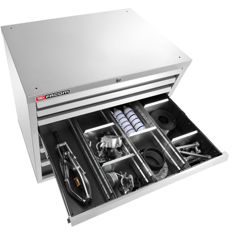 2930.C - Set of galvanized partitions for drawers