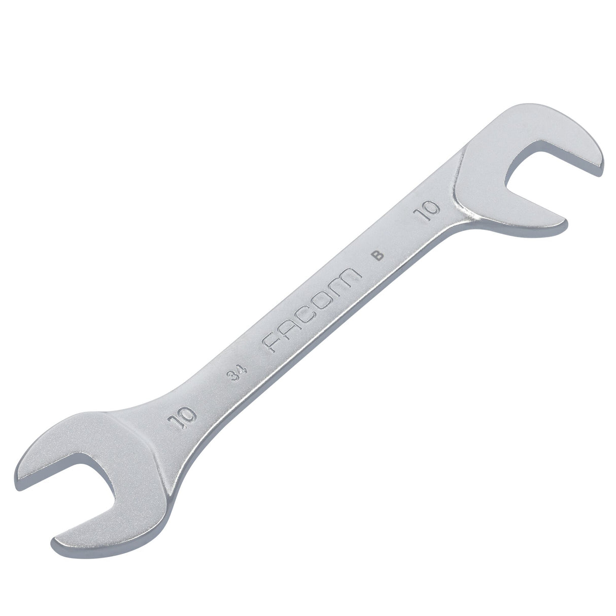 DOUBLE OPEN END WRENCH - 34 - Midget - 15° and 75° Inclined Ends - 10 mm