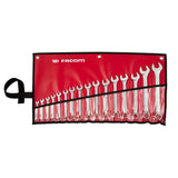 Jeu de clés mixtes - 40B - Trousse textile - 7 pièces