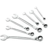 RATCHET COMBINATION WRENCHES - 467B - Performance - Box - 7 pc.