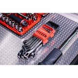 RATCHET COMBINATION WRENCHES - 467BR - Rapid Reversible - Case Holder - 10 pc.