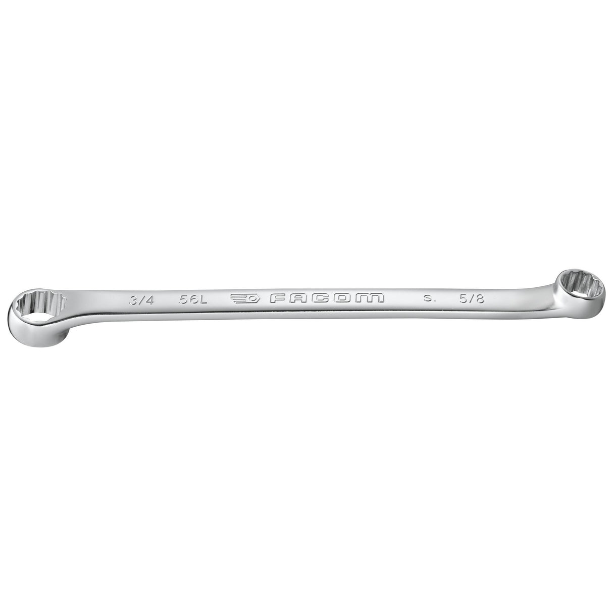 OFFSET RING WRENCH - 56L - Long Reach - 12 Points - 7/16X1/2 in.