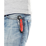 Lock-Back Knife With Bi-Material Handle
