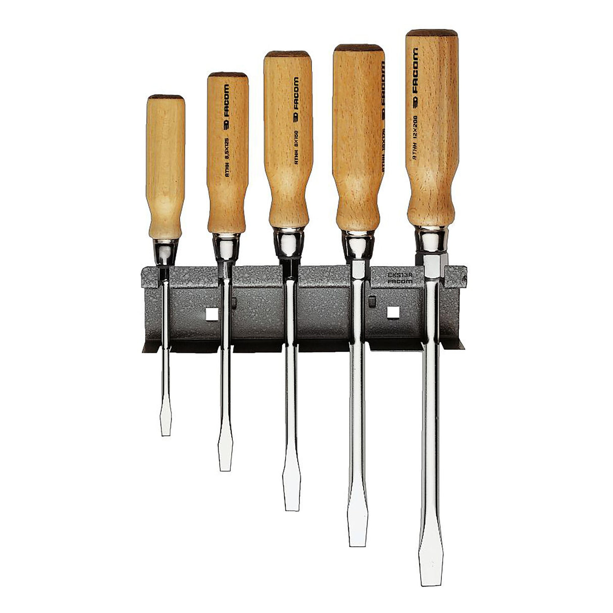 Pozidriv® Hexagonal Forged Blade Wood Handle Screwdriever Set (5 pc.)