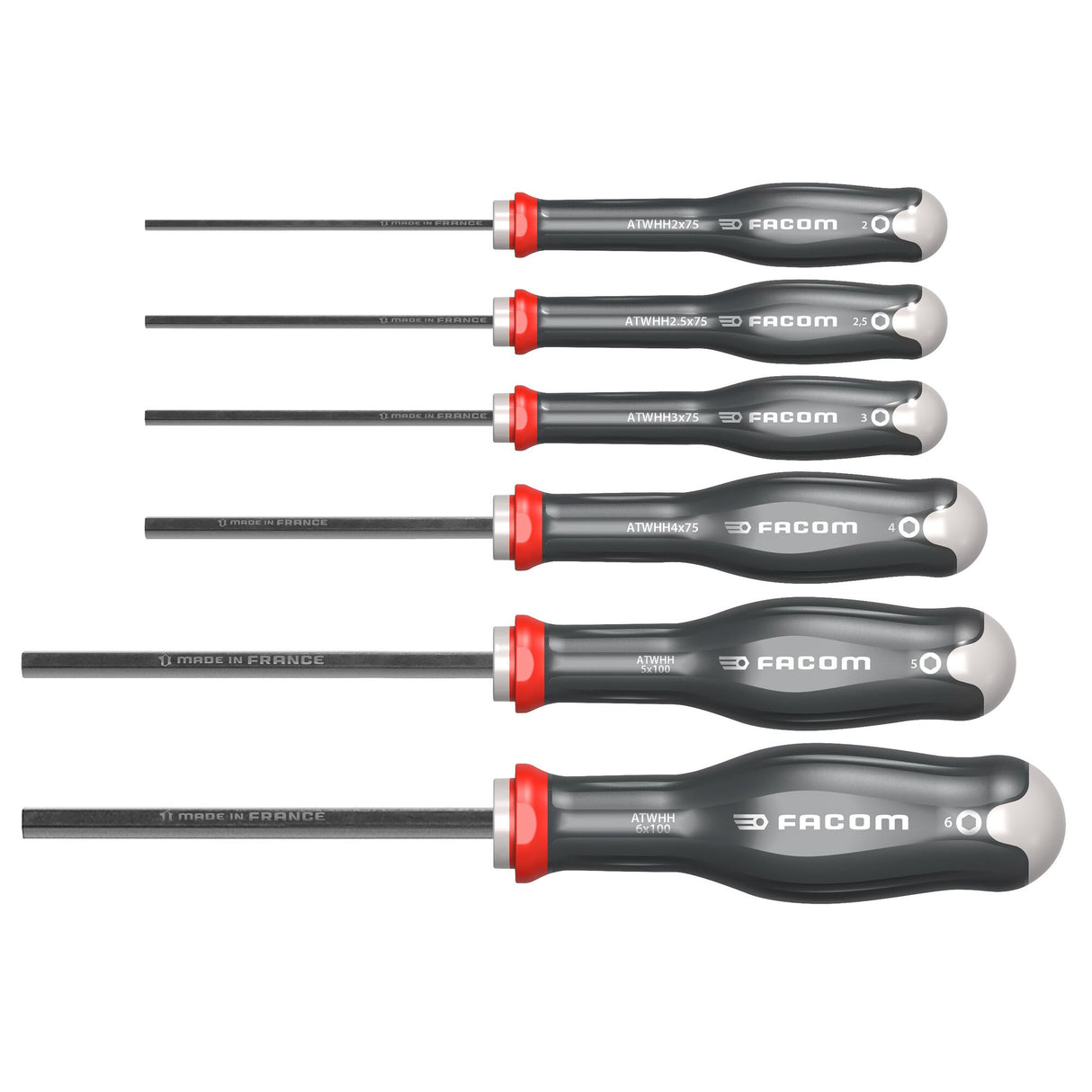 PROTWIST® Screwdriver for Slotted Head Power Series Set (6 pc.)