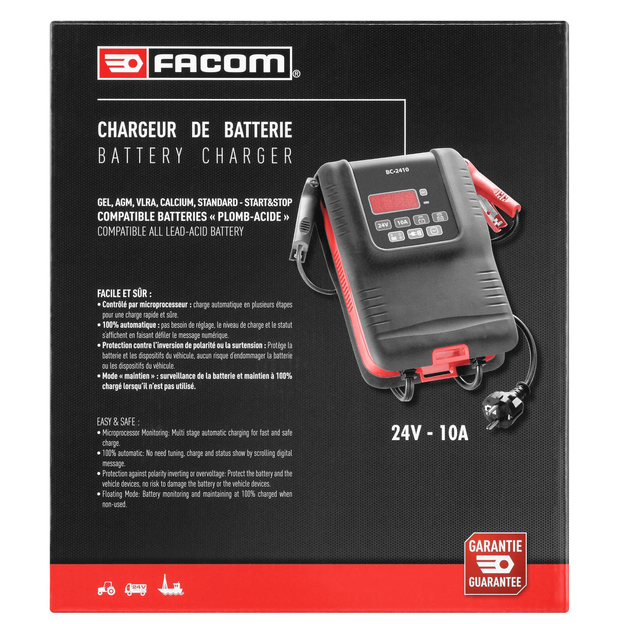 24V 10 Amp Battery Charger