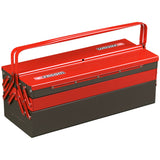22 in. Metal Cantilever Tool Box With 5 Trays