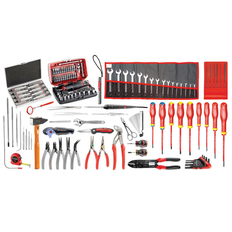20 in. Alloy Toolbox With Electro-Mechanic Set (120 pc.)