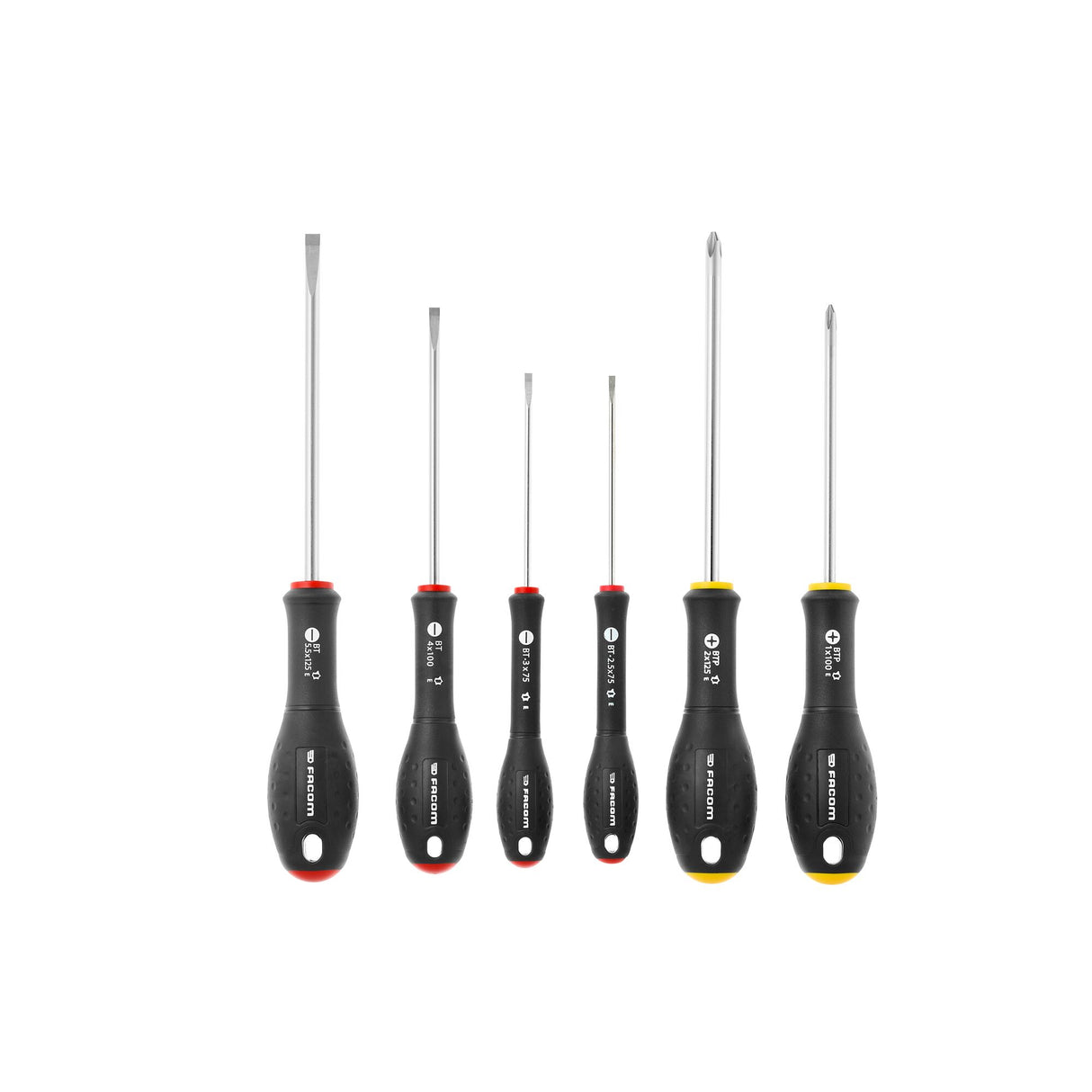 Jeu de 4 tournevis plats et 2 tournevis Phillips®