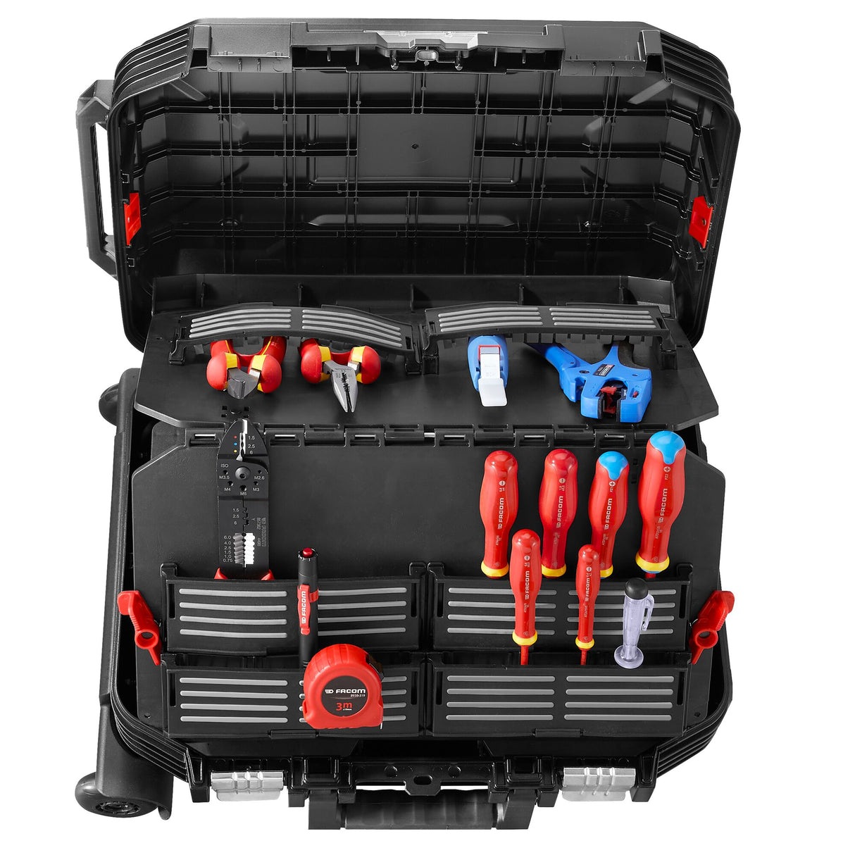 Basic Industrial Maintenance Tool Set in Rolling Case (15 pc.)