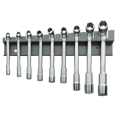 Metal Tool Rack for 9 (Size 8-19) Pipe Wrenches