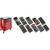 Universal Tool Set in 6-Drawer Roller Cabinet (118 pc.)