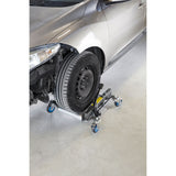 Hydraulic wheel jack