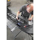 Cordless plastic stapler