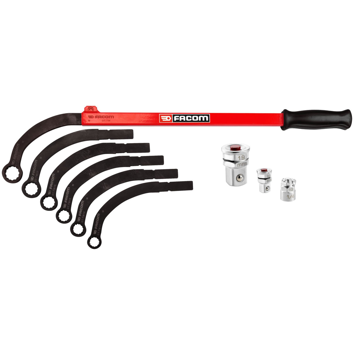 13mm - 19mm Belt-Tensioner Nut Wrench Set (5 pc.)