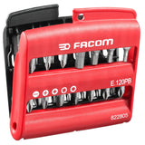 Combined set of 28 Bits 1/4 in. (25mm) and Bit Holder, Slotted Head, Phillips®, Pozidriv®, 6-point, TORX® Bits