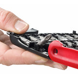 Combined set of 28 bits 1/4" 25 mm and bit holder, Slotted head, Phillips®, Pozidriv®, 6 point, TORX® bits
