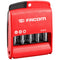[E.611] 1/4 in. Pozidriv® Phillips® Combination Bit Set With Bit Holder, 50 mm, 6-point (10 pc.)