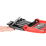 1/4 in. Pozidriv® Phillips® Combination Bit Set With Bit Holder, 50 mm, 6-point (10 pc.)