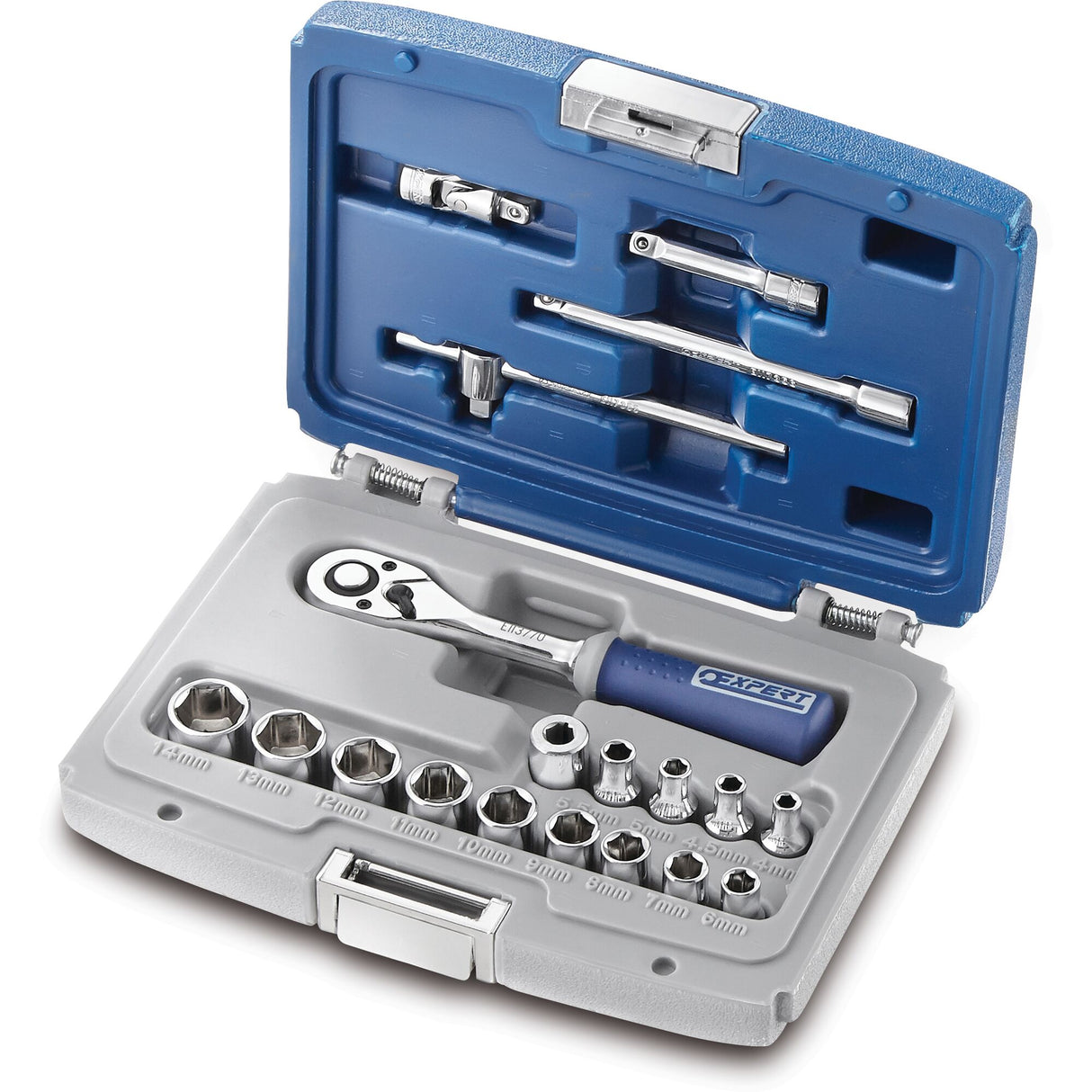 EXPERT by FACOM® 1/4 in. socket and accessory set, metric 19 pieces