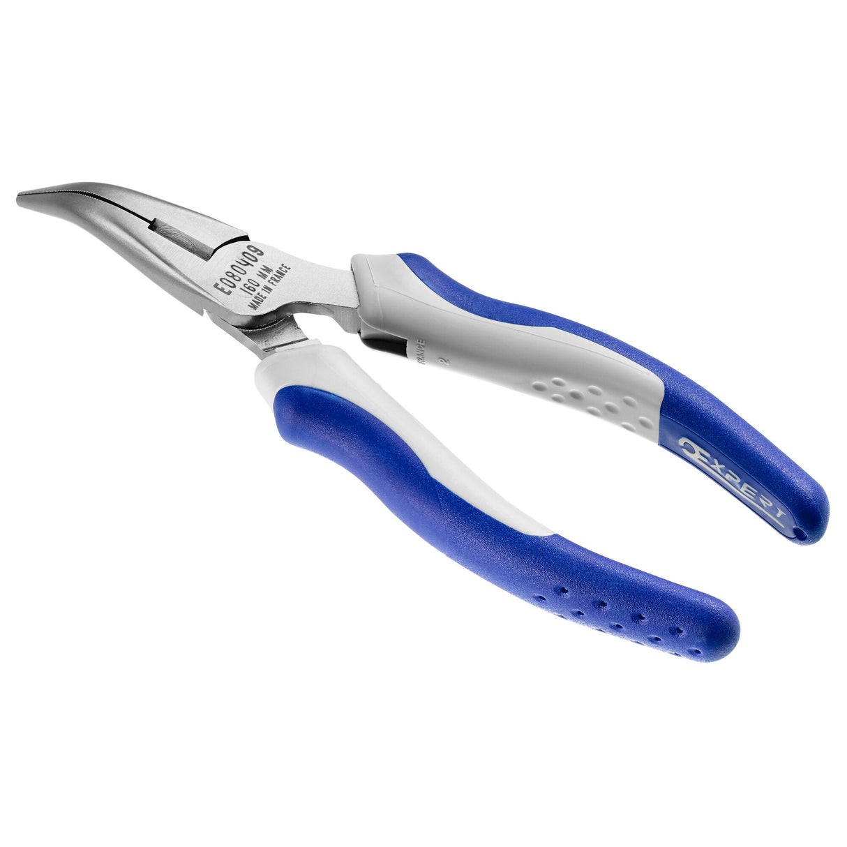 1/2 round nose - 40° elbowed pliers