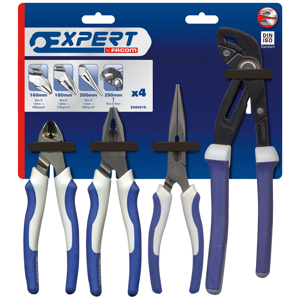 EXPERT by FACOM® Mechanical Engineers Pliers Set (4 pc.)