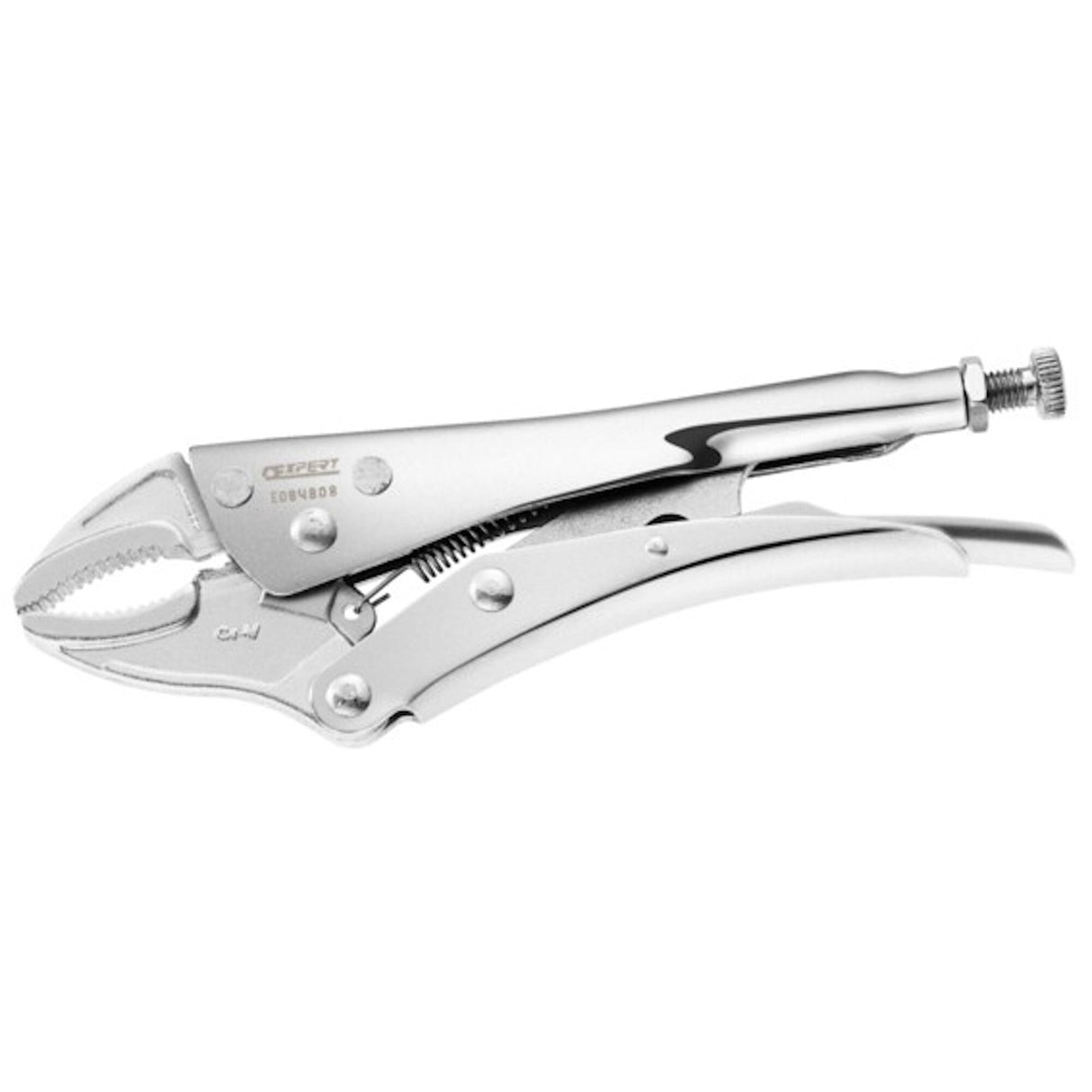 Short nose single adjust lock-grip pliers