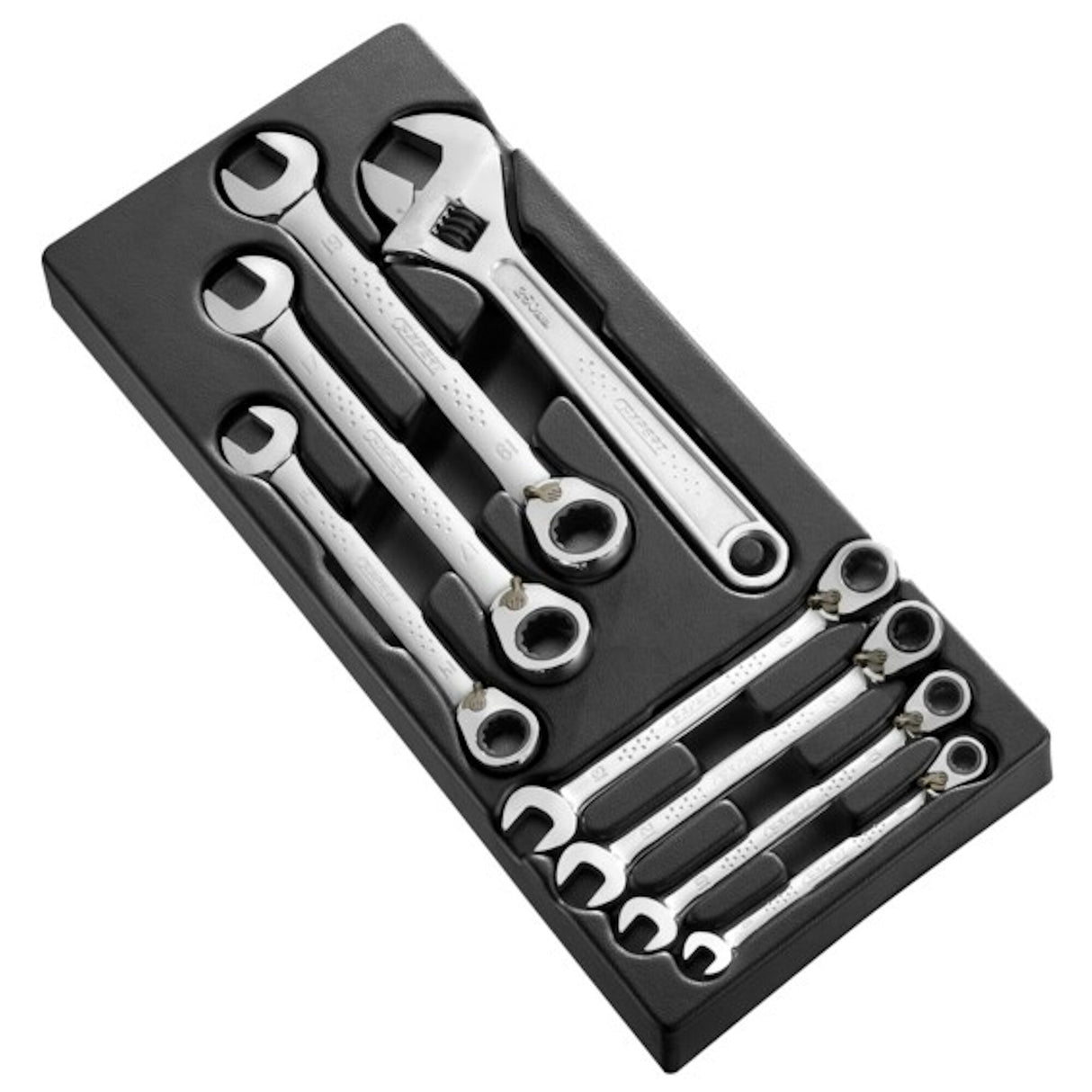 EXPERT by FACOM® Ratchet Metric Combination Wrench Set (7 pc.)