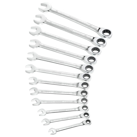 EXPERT by FACOM® 8-19 mm Flat Ratchet Wrench Set on Rack (12 pc.)