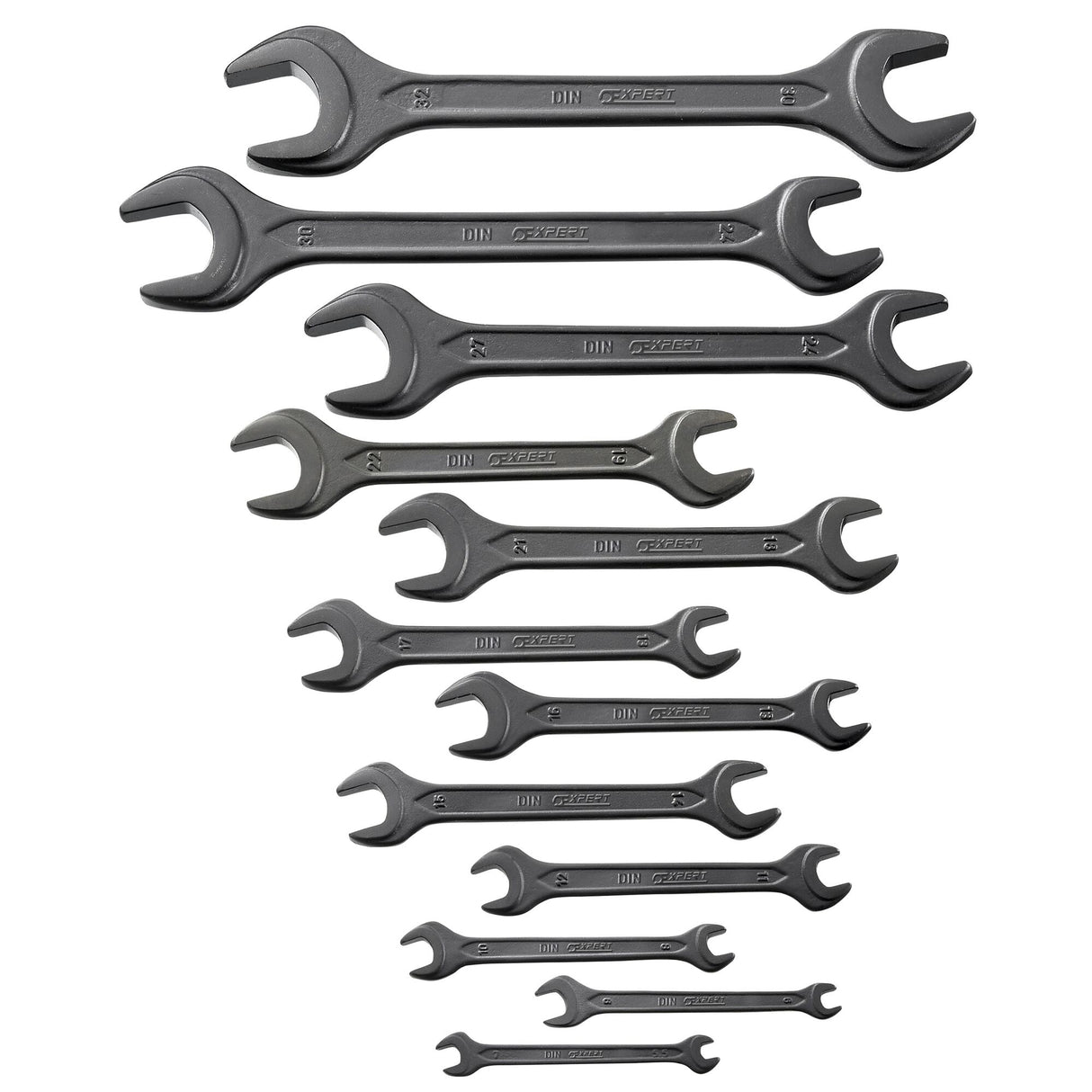 EXPERT by FACOM® DIN Open-End Metric Wrench Set (12 pc.)