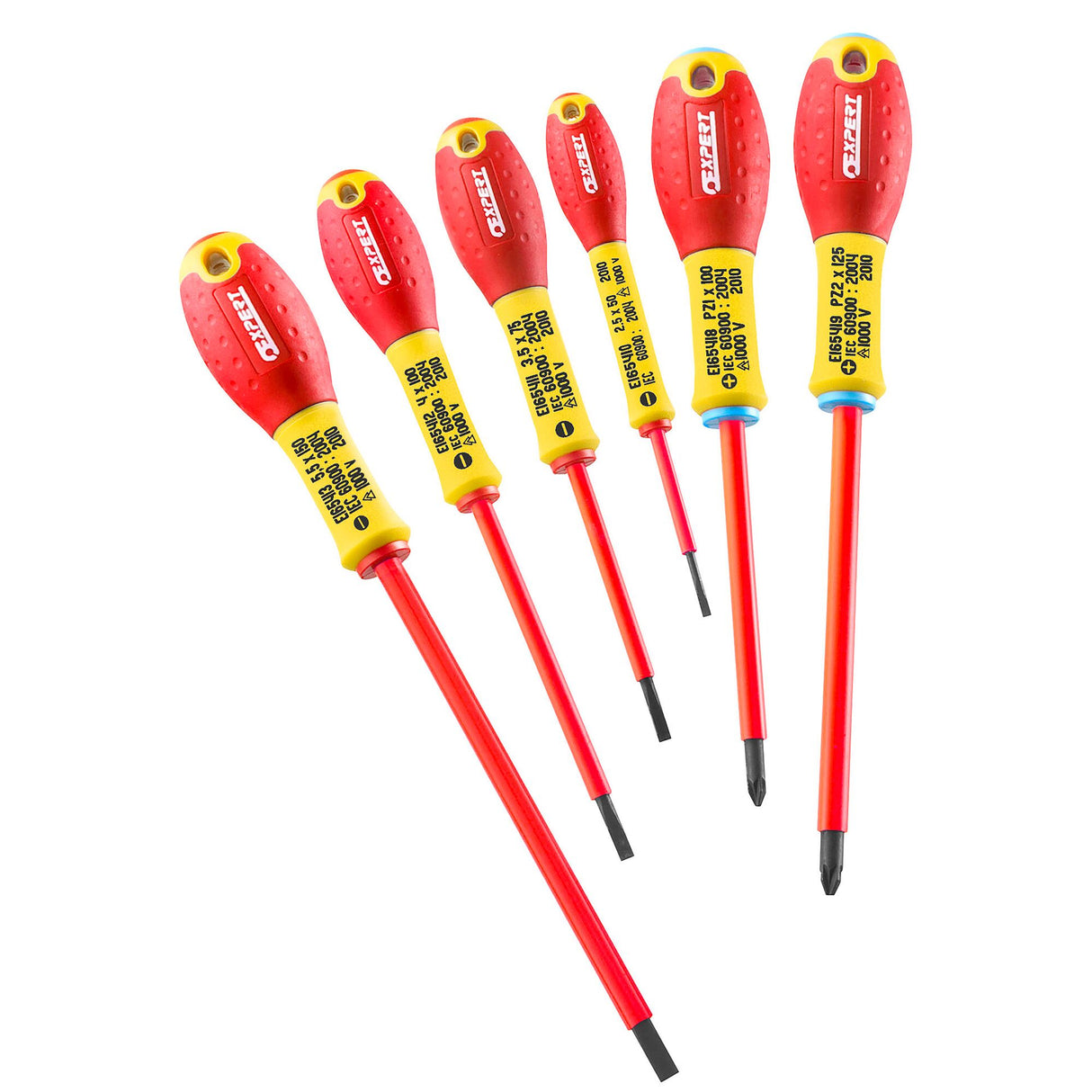 EXPERT by FACOM® 1000V Insulated Screwdriver Set, Slot/Pz (6 pc.)