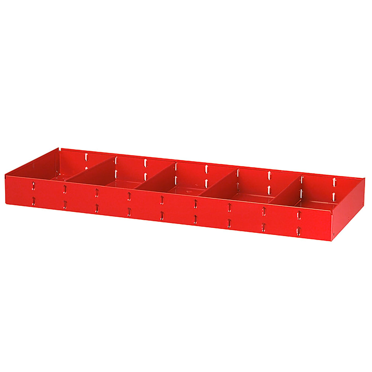 Metal Shelf for Uprights 5003ME, 4 Removable Dividers, L 930 x H 90 mm