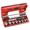 [J.161DBOX1] 3/8 in. DBOX Performance Round Head Ratchet & Socket Set (18 pc.)