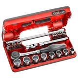 3/8 in. DBOX Socket Set With Twist Handle Ratchet (18 pc.)