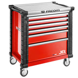 Roller Cabinet, 6 Drawers, L 759 x H 421 mm, 4 Modules Per Drawer, 0,37 m® Top
