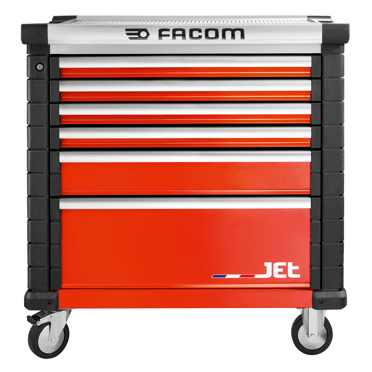 Roller Cabinet, 6 Drawers, L 759 x H 421 mm, 4 Modules Per Drawer, 0,37 m® Top