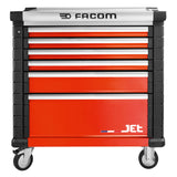 Roller Cabinet, 6 Drawers, L 759 x H 421 mm, 4 Modules Per Drawer, 0,37 m® Top