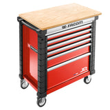 Roller Cabinet, 6 Drawers, L 759 x H 421 mm, 4 Modules Per Drawer, 0,37 m® Top