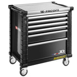 Roller Cabinet, 6 Drawers, L 759 x H 421 mm, 4 Modules per Drawer, Black, Safety Range