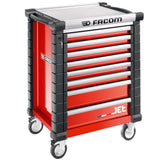 Roller Cabinet, 8 Drawers, L 569 x H 421 mm, 3 Modules Per Drawer, 0,28 m® Top
