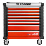JET.8M4A - Roller cabinet, 8 drawers, l 759 x h 421 mm, 4 modules per drawer, 0,37 m² top